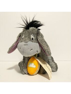 Hallmark Eeyore 7” Winnie the Pooh Happy Easter Plush Stuffed Animal w Egg Toy